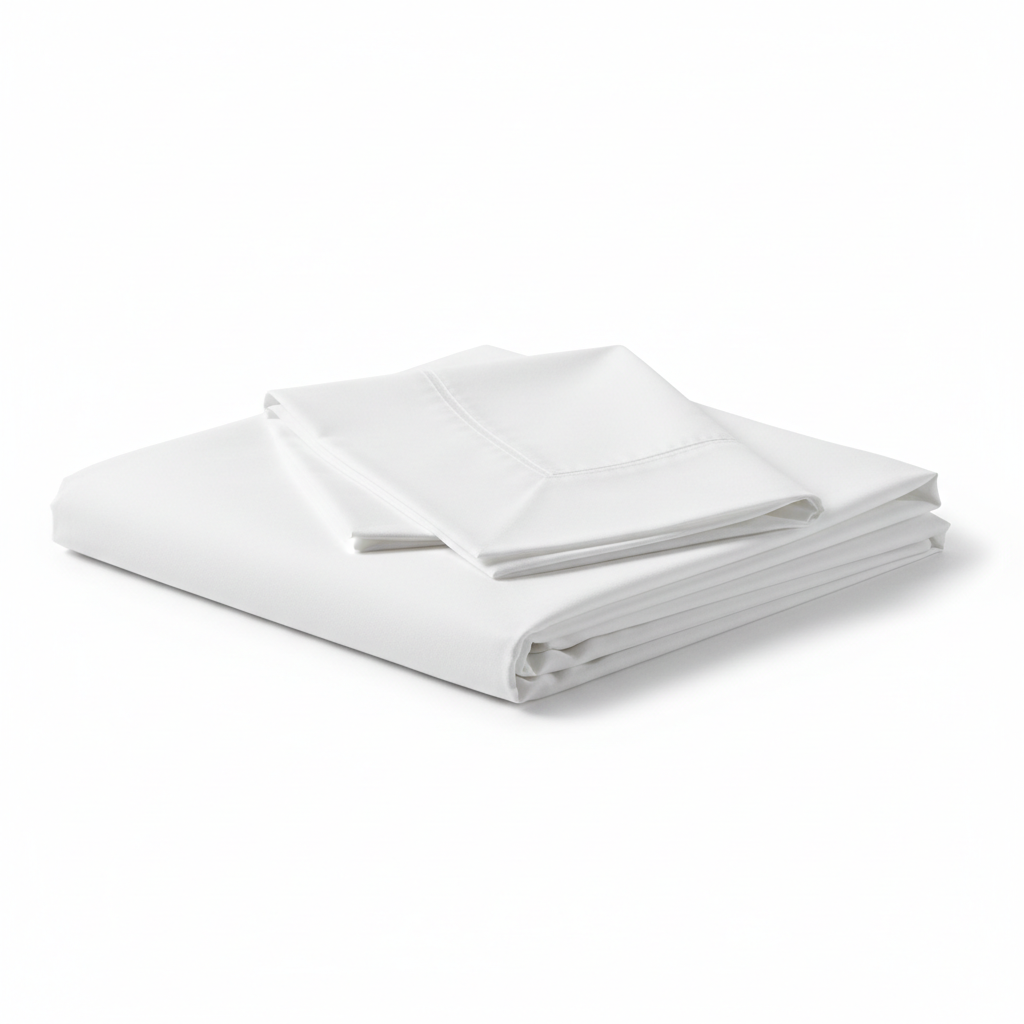 Crisp White Percale Sheet Set