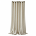 Natural Linen Eyelet Curtains Pair